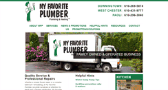 Desktop Screenshot of myfavoriteplumber.com